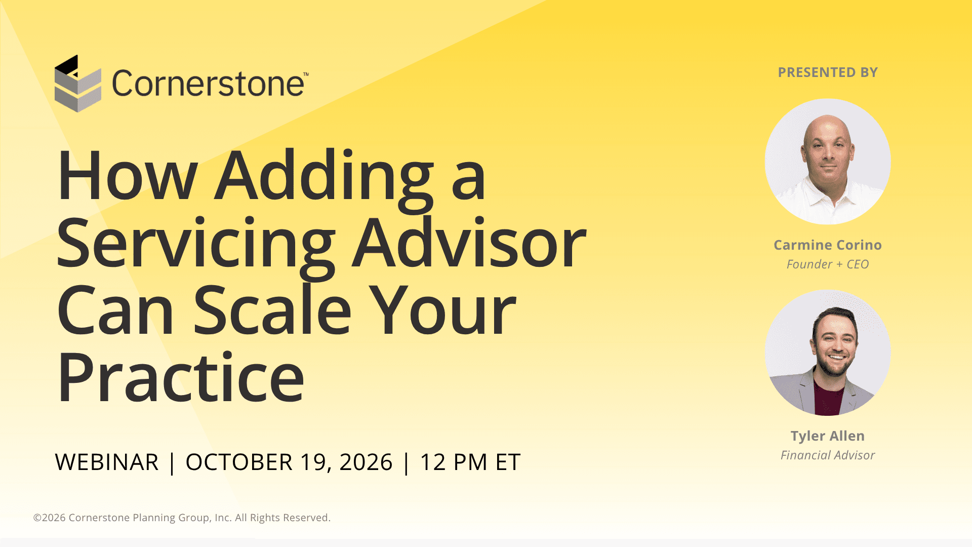 How Adding a Servicing Advisor Can Scale Your Practice